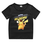 Children Pokemon Pikachu T Shirt Cotton T-shirt Casual Sports