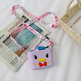 My Melody Bag Cartoon Kitty Kid's Messenger Bag Cute Silicone Wide Shoulder Strap Parent-Child Bag Candy Color Girls' Coin Purse Kulomi