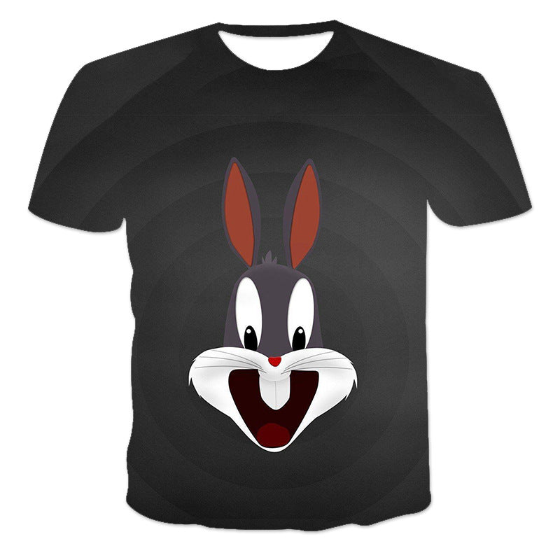 Bugs Bunny Shirt Men And Women Short-Sleeved Casual T-Shirt