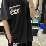 Rrr123 T Shirt Distressed Vintage Loose Hip Hop T-shirt