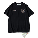 off Arrow Short Sleeve Men's and Women's Youth Cotton Hip Hop Bottoming T-shirt t shirt