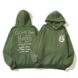Stussy Hoodie Green Hoodie Sweatshirt Graffiti Letters