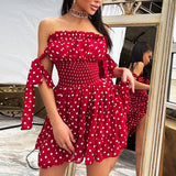 Mini Club Dresses Summer Short Skirt Printed Dress