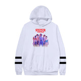 Stranger Things Hoodie Peripheral Pattern Loose Hooded Fleece Pullover
