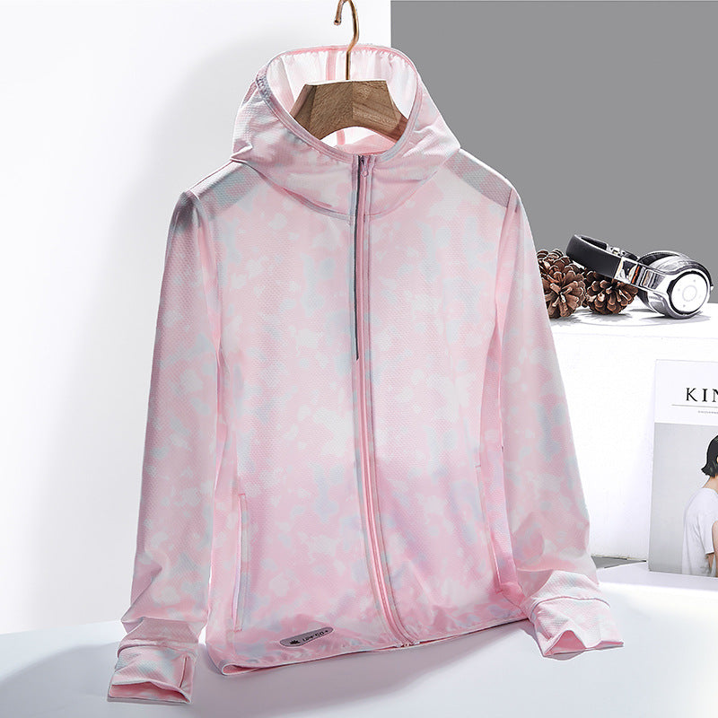 Sun Resistant Clothes Summer Camouflage Sun Protection Clothing Women's Thin Breathable