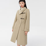 90S Outfits Autumn and Winter Retro Style Coat for Women Mid-Length Coat