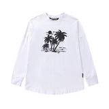 Palm Angels Sweatshirts Puff Print Long Sleeve T-shirt Men and Women