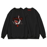 Stranger Things Hellfire Club Coat Peripheral Sweatshirt Stranger Things round-Neck Pullover