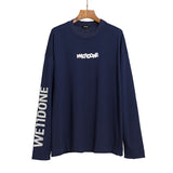 We11 Done Sweatshirts Colorful Logo Letter Printing Casual Men and Women Same Style