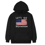 Let'S Go Brandon Hoodie Winter Letter Pattern Hooded Sweater