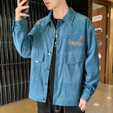 Corduroy Varsity Jacket Corduroy Coat Men's Spring and Autumn Jacket Casual Student Autumn and Winter Clothes Top Clothes