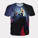 Michael Myers T Shirt Summer European and American Personalized Fashion Street Short Sleeve T-shirt