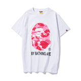 Bape T Shirts Printed Half Sleeve Men'S And Women'S Cotton Short-Sleeved T-Shirt Summer