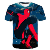 Marvel T Shirt Summer Short Sleeve T-shirt Printed T-shirt