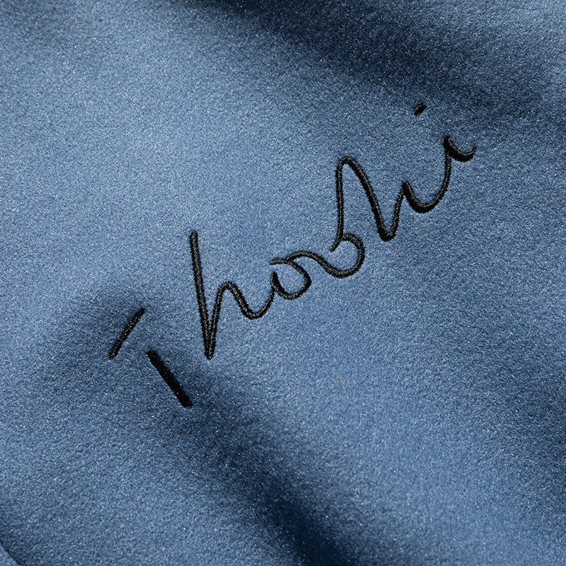 Baby Blue Varsity Jacket Autumn Casual Baseball Uniform Printed Embroidered Jacket For Men