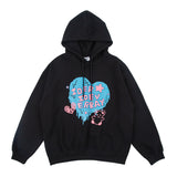 Mens Fall Outfits Loose Hooded Sweater Men and Women All-Matching Loose Preppy Style Sports Couple's Tops