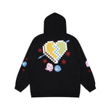 Grafitti Sweatshirts Men's Clothing Graffiti Printing Cardigan Hoodie