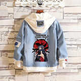 Comic Denim Jacket Men's and Women's Casual Denim Jacket