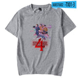 Hellfire Club Shirt Stranger Things Loose round Neck Short Sleeve T-shirt