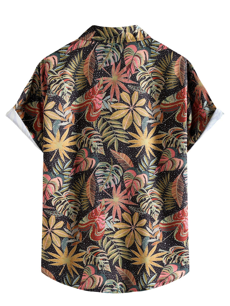 Men Hawaii Shirts Casual Shirt Men