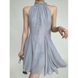Marilyn Monroe Dress Blue Dress Summer Midi Dress
