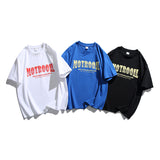 Men T Shitrs Summer Men's Letter Printed round Neck Short Sleeve T-shirt