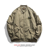 Men Jacket Spring Coat Men's Spring and Autumn Baggy Casual Jacket
