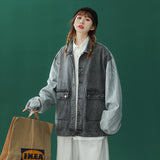 Jock Jacket Autumn Men's Denim Coat Denim Clothing Workwear Couple Denim Clothes Jacket Loose Top