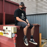 ASAP Yams T Shirt Vlone Skull Printed Short Sleeve T-shirt