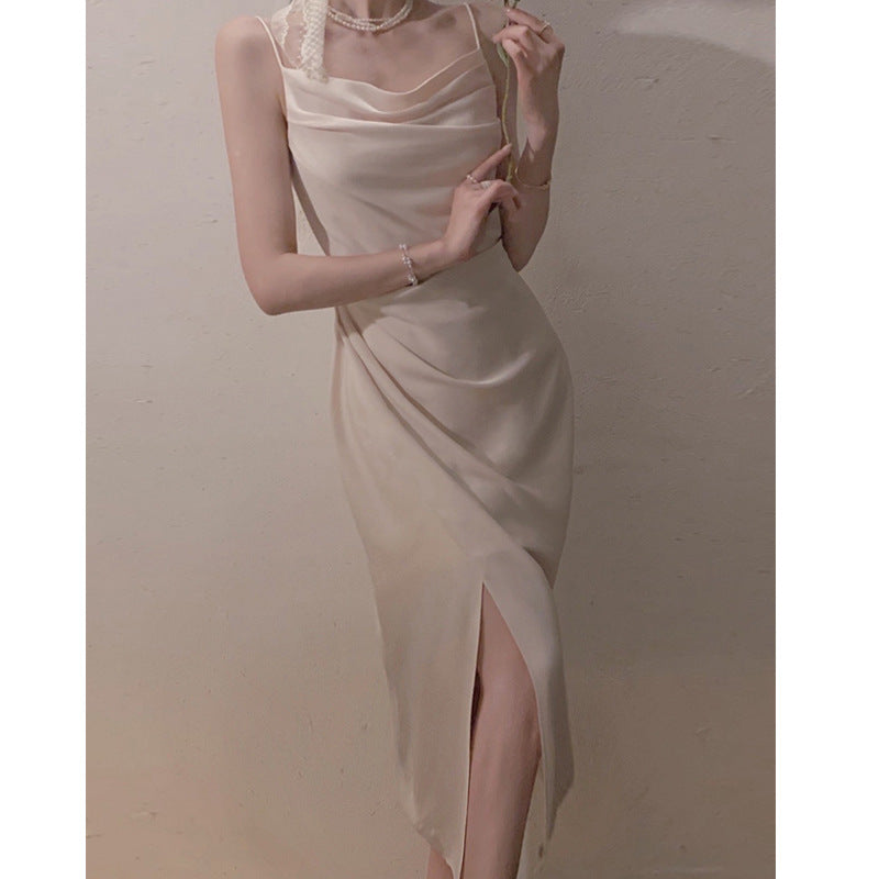 Satin Dress Women's Summer