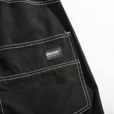 Men Shorts Summer Solid Color Overalls Loose Straight Shorts Men