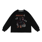 Kids Present Thoroughbred Doberman Dog Print T-Shirt Sweater Boys' Autumn Pullover