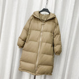 Women Winter Coats Puffer Jacket Down Coat Down Jacket Female White Duck Down Loose Thick Hooded