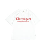 Men's T-Shirt Summer Men's Letter Printed T-shirt Casual Short Sleeve