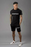 Fear of God Fog T Shirt Essentials Sports Short Sleeve Shorts Suit
