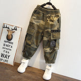 Toddler Boys Pants Children Camouflage Pants Boys Cargo Pants Leisure