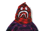 WGM Closing Shark Head Color Stitching Hoodie Fall Winter Coat