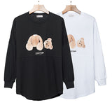 Palm Angels Sweatshirts Long Sleeve T-shirt Men and Women Loose Letter Print Top