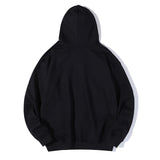 Stussy Hoodie Autumn and Winter Letters Heart Printing Velvet Padded Hooded Sweatshirt Casual