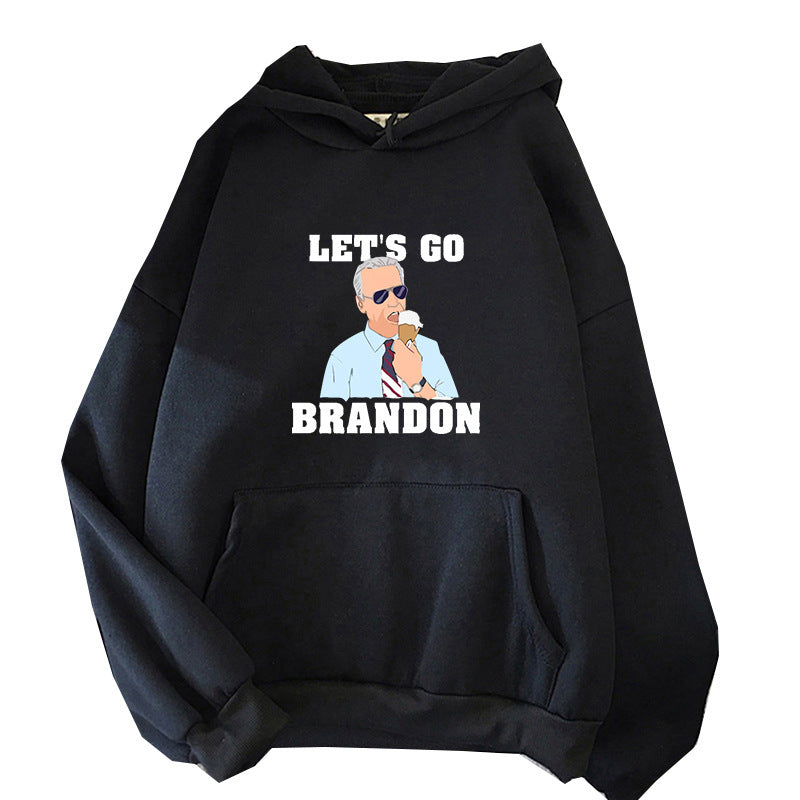 Let'S Go Brandon Hoodie Spring And Autumn English Lettered Casual Hoodie