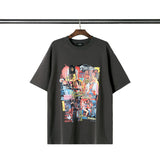 We11 Done T Shirts Oil Painting Poster Graffiti T-shirt Men and Women
