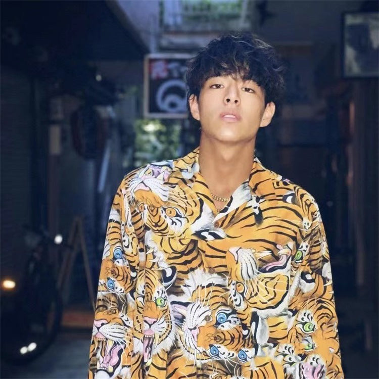 Men Beach T Shirts Long Sleeve Shirt