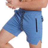 Hoochie Daddy Short Spring Shorts Men's Knitted Solid Color Sports Casual