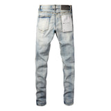 Purple Brand Jeans Blue Patch Jeans