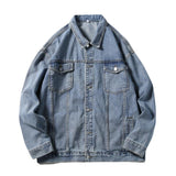 Denim Jacket Men's Autumn Loose Jacket Top Clothes