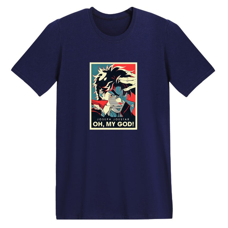JoJo's Bizarre Adventure Dressing J Printed Fashion Short Sleeve T-shirt