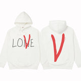 Loser Lover Hoodie Vlone Trendy Loose Large V Sweater Oversize