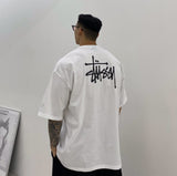 Stussy Shirt Fashion Brand Sports Half Sleeve T-shirt Men and Women Casual