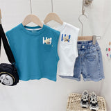 Summer Tops Summer Children's Cute Vest Sleeveless T-shirt