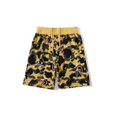 Shark Print Shorts Baby Boy and Girl Summer Deformation Shark Head Camouflage Stitching Camouflage Shorts Casual Fifth Pants
